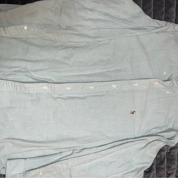 Vintage Ralph Lauren Light Blue Button-Up Shirt - Picture 1 of 3